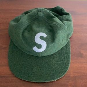 Supreme Wool S Logo 6-Panel FW19 Green